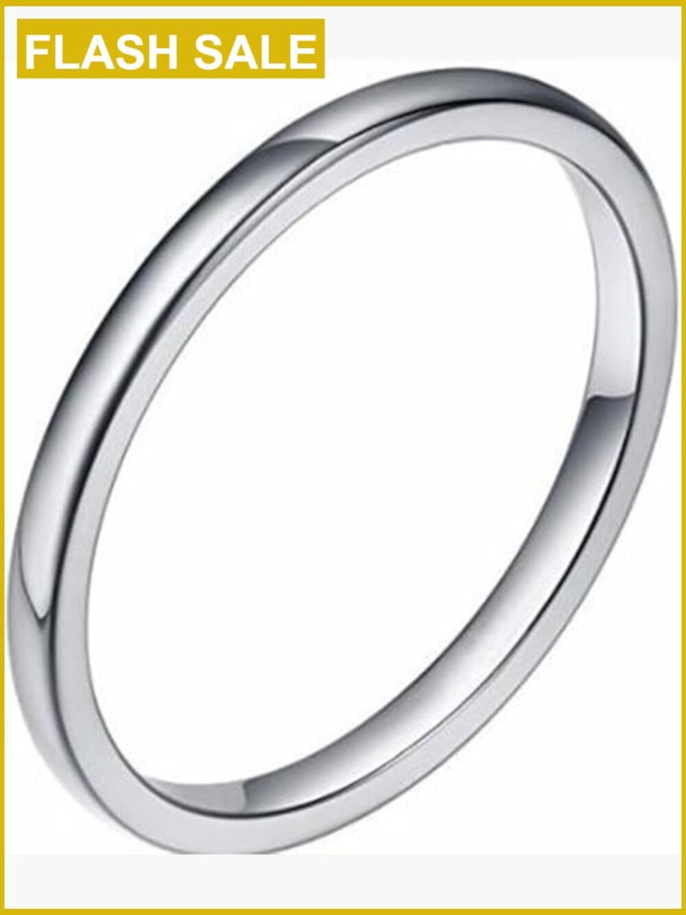 Tungsten Carbide Stackable Band Ring Wedding Promise Gift